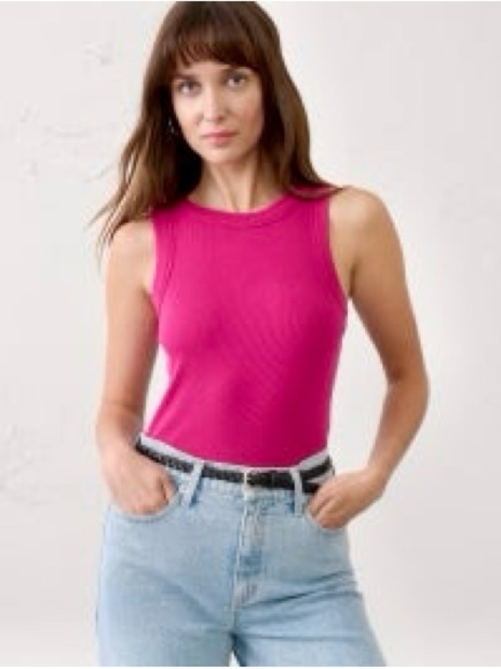 Banana Republic Ribbed Racer Tanks Set (2) - Picture 2 of 8